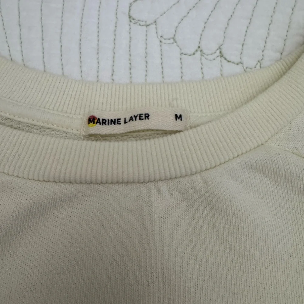 Marine Layer Vin Striped Sweatshirt- Size M - Picture 6 of 11